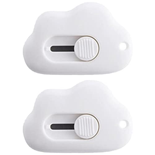 bopely 2 Pcs Mini Utility Messer Wolkenförmige Boxschneider Einziehbarer Buchstabenöffner Hüllkurve Slitter Tragbarer Papierschneider Schlüsselkettenloch bopely 2 Pcs Mini Utility Messer Wolkenförmige Boxschneider Einziehbarer Buchstabenöffner Hüllkurve Slitter Tragbarer Papierschneider Schlüsselkettenloch von bopely