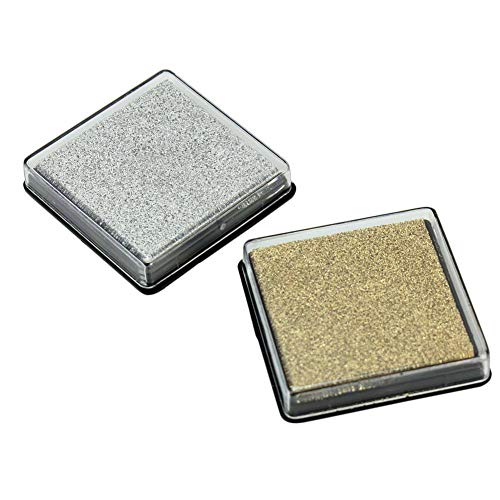 bopely 2 Stücke Schwamm Mini Gold Und Silber Würfel Inkpad DIY Ink Pad Handwerk Stempel Scrapbook Karte Papier Stoff Geschenk DIY Makers bopely 2 Stücke Schwamm Mini Gold Und Silber Würfel Inkpad DIY Ink Pad Handwerk Stempel Scrapbook Karte Papier Stoff Geschenk DIY Makers von bopely