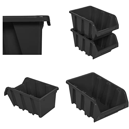 botle 10 x Stapelboxen Werkstatt Garage Sichtlagerboxen Sichtlagerkästen Stapelkisten Sortierboxen Boxen 100x150x70 mm Anthrazit stapelkisten Kunststoff lagerboxen stapelbar botle 10 x Stapelboxen Werkstatt Garage Sichtlagerboxen Sichtlagerkästen Stapelkisten Sortierboxen Boxen 100x150x70 mm Anthrazit stapelkisten Kunststoff lagerboxen stapelbar von botle
