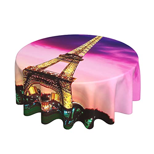 Tischdecke Eiffelturm Frankreich Paris Glatt Wachstuch Abwaschbar Wachstischdecke 152Cm Für Garten Terrasse Camping Tischdecke Eiffelturm Frankreich Paris Glatt Wachstuch Abwaschbar Wachstischdecke 152Cm Für Garten Terrasse Camping von bozhoushimotangbaihuoyouxiangongsi