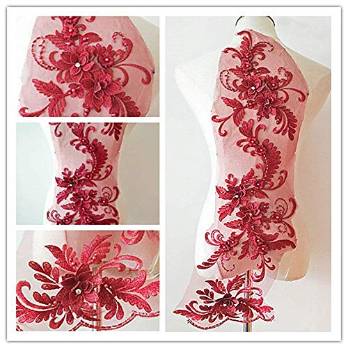 3D Spitze Applique Patch Blume Patches Applique Motive Rose Pailletten Französisch Diamante Perlen Applique Trim ideal für DIY Handwerk Nähen Kostüm Schneiderei Braut Hochzeit 3 in 1 20cm * 72cm A1 3D Spitze Applique Patch Blume Patches Applique Motive Rose Pailletten Französisch Diamante Perlen Applique Trim ideal für DIY Handwerk Nähen Kostüm Schneiderei Braut Hochzeit 3 in 1 20cm * 72cm A1 von bridallaceuk
