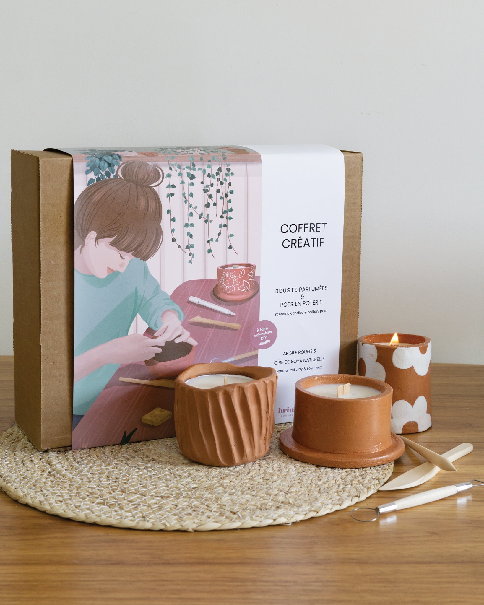 Kerzen - Und Keramik-Diy-Set, Diy-Kerzenset Kerzen - Und Keramik-Diy-Set, Diy-Kerzenset von brinbrunatelier
