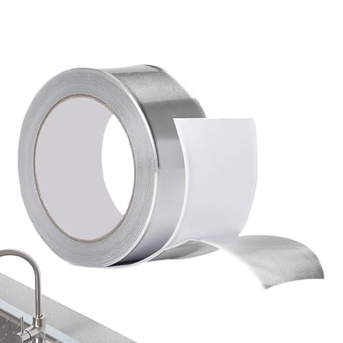 Aluminium-Klebeband, Schweres HVAC-Klebeband, Hochtemperatur-Klebeband | Wasserdichtes Metallbefestigungsband, Mehrzweck-Folienband zur Luftversiegelung von Rip von brooksnaji