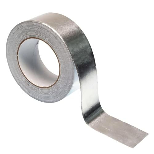 Aluminium-Klebeband – Klebeband für HVAC-Folie, hitzebeständiges Silberleitungsband | Reparatursätze aus Metall, stark klebend, wasserfestes Hydraulikband für den Tenu von brooksnaji