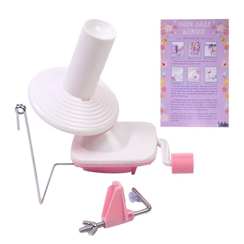 Craft Wool Ball Winder – Organisation des Garns aus Wolle, Handkurbelgarn, Handkurbelwickler | tragbare Strickwaren aus Wolle, Notfallhilfe für Strickliebhaber, Weben von brooksnaji