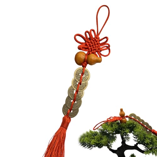 Dekoration Charme - Alter Münz Anhänger, Viel Glück Gourd Quasten | Kulturelle Chinesische Knotenhängeverzierung, Energiebilanz Erfolg Talisman Für Wohlstandsfluss Und Positive Heimattrieb Dekoration Charme - Alter Münz Anhänger, Viel Glück Gourd Quasten | Kulturelle Chinesische Knotenhängeverzierung, Energiebilanz Erfolg Talisman Für Wohlstandsfluss Und Positive Heimattrieb von brooksnaji
