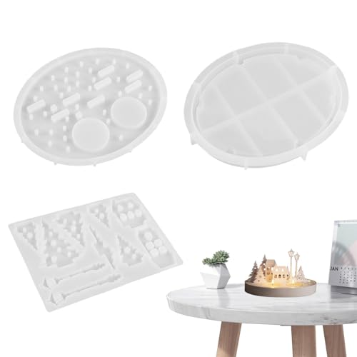 Dekorative Kerzengießform - Kerzenhalterform aus Silikon, Kerzenhalter Form | Wiederverwendbare Tischornamente Formen, Anfängerfreundliche Form für Hochzeit, Geburtstag von brooksnaji