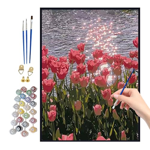 Erwachsene Farbe Nach Zahlen Kit - Schöne Farb -Leinwand -Kits, Dekoratives Kunstplakat | Fröhliche Malereien Mit Pinsel & Nummeriertem Design, Ölvorlage Bastelhobby -Kit Für Frauen Männer Mutter Toch Erwachsene Farbe Nach Zahlen Kit - Schöne Farb -Leinwand -Kits, Dekoratives Kunstplakat | Fröhliche Malereien Mit Pinsel & Nummeriertem Design, Ölvorlage Bastelhobby -Kit Für Frauen Männer Mutter Toch von brooksnaji