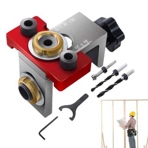 Jig von Doweling Holzbearbeitung Jig-Dowel Kit - Einstellbare Bohrerführungsortung | Holzbearbeitungsfugenwerkzeug, Führungsschiene von brooksnaji