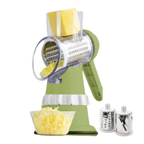 Küchengemüse Fräswerkzeug - Handkäse Rydrat Manuelle Futterrothaaren | Cranda Vegetable Slicer, Kitchen Rotary Slicer für Zuhause, Küche, Restaurant von brooksnaji