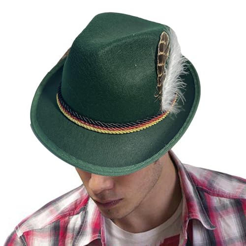 Oktoberfest-Hut, Vlies-Hut, Accessoire für Oktoberfest-Kostüm, Party-Kopfschmuck für Erwachsene, Theater, Rollenspiele, Festivals, Halloween und Maskenbälle Oktoberfest-Hut, Vlies-Hut, Accessoire für Oktoberfest-Kostüm, Party-Kopfschmuck für Erwachsene, Theater, Rollenspiele, Festivals, Halloween und Maskenbälle von brooksnaji