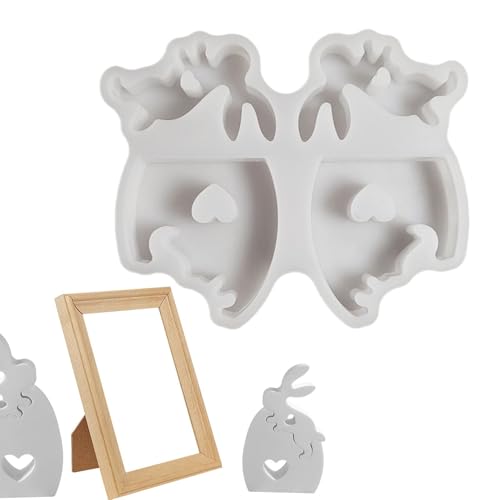 Osterei-Kerzenformen, Hasenei-Harzgießform, Hasenei-Harzgießformen, Hasenseifenformen für Heimdekoration, kreative Kaninchenwachs-Formen, von brooksnaji