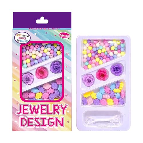 Perlenarmband Kit - Kleine Handgefertigte Handgefertigte Accessoires Craft Set | Teen Girl Eltern Kinder Familien Geburtstags Geburtstag Sommerferien Camping Klassenzimmer Event Handwerk Hobb von brooksnaji