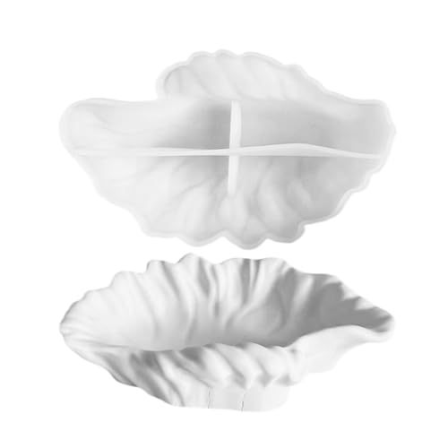 Silikon-Meeresmuschelformen – Kerzenhalter-Form, Silikonschale, Kerzenhalter, Silikonform, Epoxidharz, Gießformen für Schmuck-Organizer, Gips-Ornament von brooksnaji