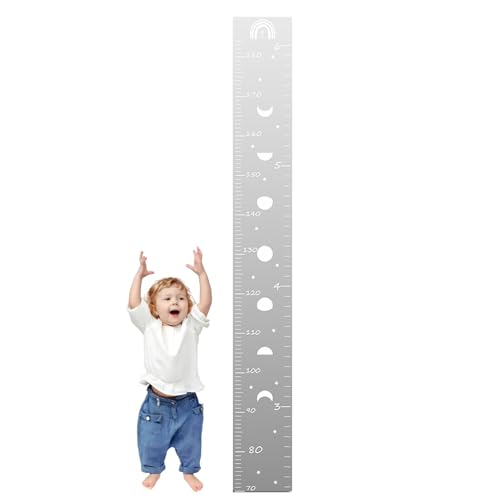 Spiegel für Wachstumsbrett, Wand-Wachstumsbrett für Kinder, Wandhöhenlineal für Kinder, dekoratives Wachstumsbrett für Kinder mit Höhenmessung aus hochwertigem C-Material von brooksnaji
