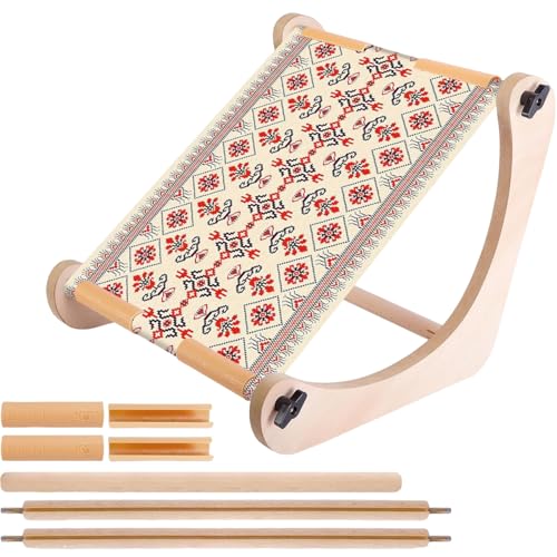 Stickrahmen, Holz Verstellbarer Stickständer, Nähzubehör Für Sofa Sessel Bett Reise Kreuzstich Quilting Handarbeit Stickrahmen, Holz Verstellbarer Stickständer, Nähzubehör Für Sofa Sessel Bett Reise Kreuzstich Quilting Handarbeit von brooksnaji