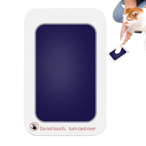 Tinteless Kids Footprint Kit - Nicht -toxiisches Touchpad, Infannt -Handabdruck -Set | Personalisiertes Baby Easy Impress Craft Tool, Hundepfoten -Gedächtniskarten Kunsthandwerk Für Familienkunstproje von brooksnaji