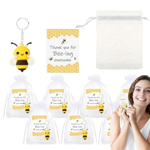brooksnaji Bienen Schlüsselanhänger Set,Inspirierende Schlüsselband-Kartenset - Dekorativer Niedlicher Schmuck & Festliche Schlüsselringe Für Abschluss Ruhestand Geburtstag brooksnaji Bienen Schlüsselanhänger Set,Inspirierende Schlüsselband-Kartenset - Dekorativer Niedlicher Schmuck & Festliche Schlüsselringe Für Abschluss Ruhestand Geburtstag von brooksnaji