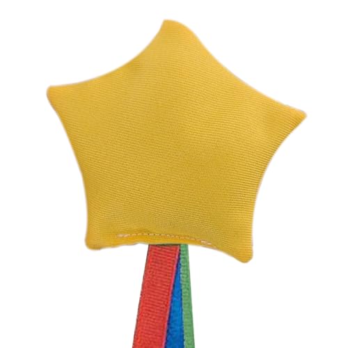 brooksnaji Kinder Wurfsäckchen | Sternförmige Gewichtete Wurfsäckchen,Tragbares Wurfspielzeug Mit Bändern Für Garten Camping Unterricht Indoor Outdoor von brooksnaji