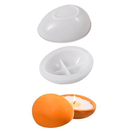 brooksnaji Silikonform für Ostereier, Silikonformen, Betonform für Kerzenbecher, Gipsformen für Osterbox, Epoxidharz für von brooksnaji