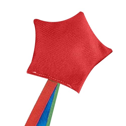 brooksnaji Wurfspiel Mit Säckchen - Sternförmige Gewichtete Wurfsäckchen | Tragbares Wurfspielzeug Mit Bändern Für Garten Camping Unterricht Indoor Outdoor brooksnaji Wurfspiel Mit Säckchen - Sternförmige Gewichtete Wurfsäckchen | Tragbares Wurfspielzeug Mit Bändern Für Garten Camping Unterricht Indoor Outdoor von brooksnaji