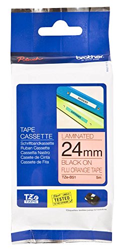 brother Beschriftungsband TZe-B51 / 24 mm / Druck schwarz / Band orange / für brother P-touch 350, 540, 540C, 550, 2400, 2400E, 2420PC, 2430PC, 2450, 2450DX, 2460, 2470, 2480, 2500PC, 2700VP, 2730VP, 3600, 7500VP, 7600VP, 9200PC, 9200DX, 9400, 9500PC, 9600, 9700PC, 9800PCN, RL700S brother Beschriftungsband TZe-B51 / 24 mm / Druck schwarz / Band orange / für brother P-touch 350, 540, 540C, 550, 2400, 2400E, 2420PC, 2430PC, 2450, 2450DX, 2460, 2470, 2480, 2500PC, 2700VP, 2730VP, 3600, 7500VP, 7600VP, 9200PC, 9200DX, 9400, 9500PC, 9600, 9700PC, 9800PCN, RL700S von brother