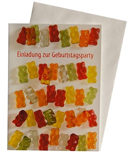bsb Einladungskarten mit Innentext Gummibärchen 41-7311 bsb Einladungskarten mit Innentext Gummibärchen 41-7311 von bsb