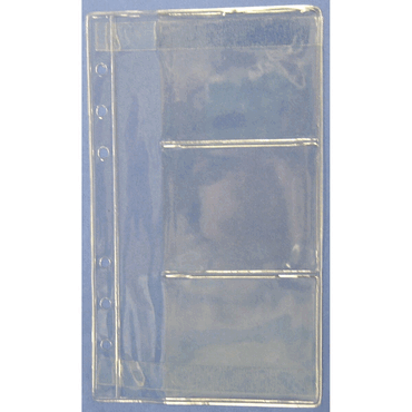 bsb Ersatzhülle -Kompakt- - A6 4er Pack für Visitenkarten. von bsb