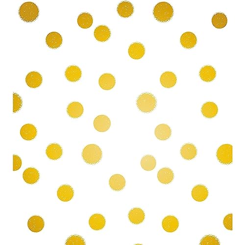 bsb Geschenkpapier Rolle in 70 x 200 cm - Geschenk-Verpackung mit goldenen Punkten - Geschenk-Papier Geburtstag & mehr - reißfestes Geschenkpapier Kinder & Erwachsen - 1 Rolle bsb Geschenkpapier Rolle in 70 x 200 cm - Geschenk-Verpackung mit goldenen Punkten - Geschenk-Papier Geburtstag & mehr - reißfestes Geschenkpapier Kinder & Erwachsen - 1 Rolle von bsb