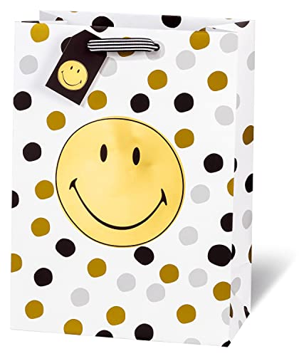 bsb Geschenktasche Geschenktüte Papiertüte Papiertasche Smiley A4-Format von bsb