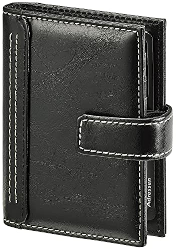bsb Terminplaner Organizer Wochenplaner Terminkalender - 2025 - circa A8 - Softfolie, geprägt, schwarz mit weißer Ziernaht - Ringbuch mit 5-Fach Lochung, nachfüllbar – bsb Modell Mini - 02-0138 bsb Terminplaner Organizer Wochenplaner Terminkalender - 2025 - circa A8 - Softfolie, geprägt, schwarz mit weißer Ziernaht - Ringbuch mit 5-Fach Lochung, nachfüllbar – bsb Modell Mini - 02-0138 von bsb