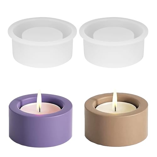 bssmmai Silikonform Kerzenhalter, 2 Stück Silikonform Teelichthalter, Einzelnes Löchern Kerzenhalter Gießform, Beton Gießform Kerzen für Candle Holder Duftkerzen Kerzenständer Kunst Heimdekoration bssmmai Silikonform Kerzenhalter, 2 Stück Silikonform Teelichthalter, Einzelnes Löchern Kerzenhalter Gießform, Beton Gießform Kerzen für Candle Holder Duftkerzen Kerzenständer Kunst Heimdekoration von bssmmai