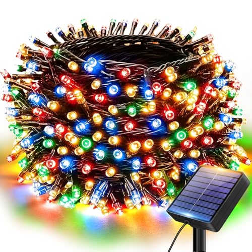 btfarm 6M 60 LED Solar Lichterkette Aussen, IP65 Wasserdicht Lichterkette Außen Solar, 8 Modi Solarlichterkette Außen Wetterfest Draht für Outdoor Garten Balkon Terrasse Weihnachten Deko, Mehrfarbig btfarm 6M 60 LED Solar Lichterkette Aussen, IP65 Wasserdicht Lichterkette Außen Solar, 8 Modi Solarlichterkette Außen Wetterfest Draht für Outdoor Garten Balkon Terrasse Weihnachten Deko, Mehrfarbig von btfarm