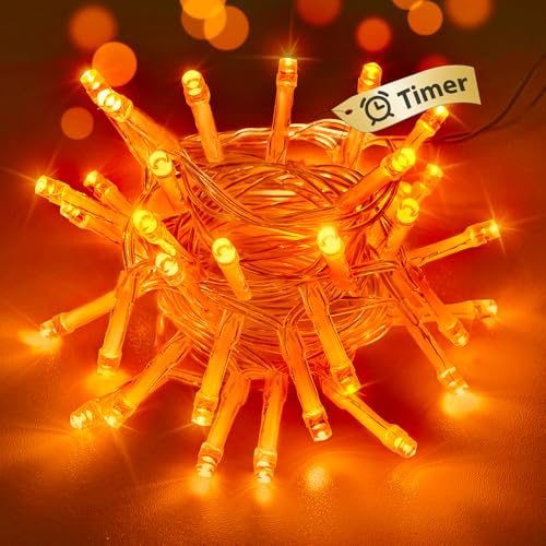 btfarm Orange Lichterkette Batterie mit Timer 2 Modi, 3M 30 LED Lichterketten Klein Batteriebetrieben Lichterkette Innen Wasserdicht für Halloween Herbst Zimmer Party Hochzeit Garten btfarm Orange Lichterkette Batterie mit Timer 2 Modi, 3M 30 LED Lichterketten Klein Batteriebetrieben Lichterkette Innen Wasserdicht für Halloween Herbst Zimmer Party Hochzeit Garten von btfarm