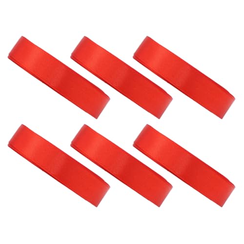 budiniao 6 Stück Band und Babyschleifen, personalisierte Bandfarben, zum Verpacken und Basteln, Polyesterband, Geschenkband, Rosa, Rot budiniao 6 Stück Band und Babyschleifen, personalisierte Bandfarben, zum Verpacken und Basteln, Polyesterband, Geschenkband, Rosa, Rot von budiniao