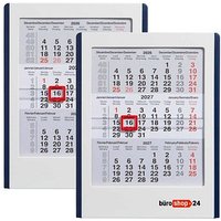 AKTION: büroshop24 Tischkalender Elfe 2026/2027 weiß/blau, 2 St. von büroshop24