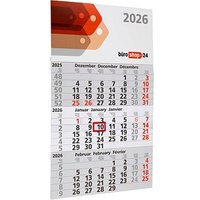 büroshop24 3-Monats-Wandkalender Basic 2026 von büroshop24
