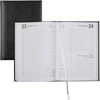 büroshop24 Buchkalender Tagesplaner 2026 schwarz von büroshop24