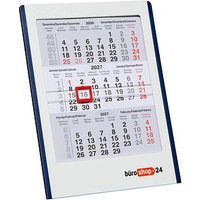 büroshop24 Tischkalender Elfe 2026/2027 weiß/blau von büroshop24