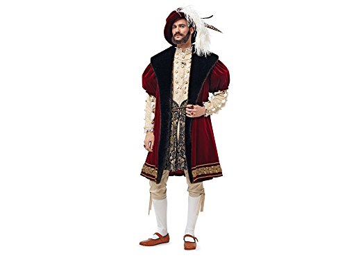 Burda Style Schnittmuster #6887 Karneval Kostüm Herren Historischer Mantel Gr. 46-60 Nählevel 4 (fortgeschritten) von burdastyle