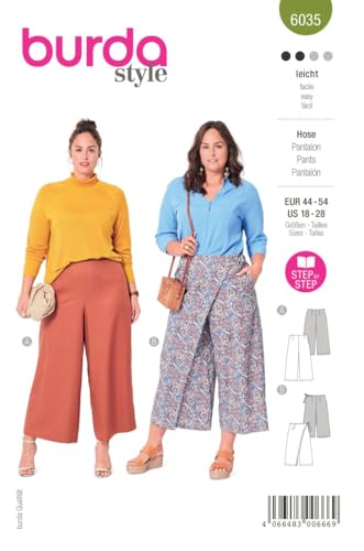 Burda Style Katalog-Schnittmuster Hose | Damen, Gr. 44-54 | Nählevel: Leicht #6035 Burda Style Katalog-Schnittmuster Hose | Damen, Gr. 44-54 | Nählevel: Leicht #6035 von Burda