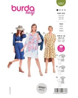 Burda Style Katalog-Schnittmuster Sommerliche und luftige Kleider | Damen, Gr. 34-48 | Nählevel: Sehr leicht #6007 von burdastyle