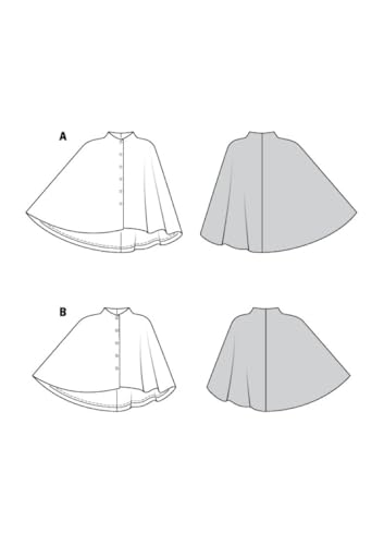 Burda Style Schnittmuster Capevariationen zum selber nähen | Herren, Gr. 34-44 | Nählevel: leicht #6063 Burda Style Schnittmuster Capevariationen zum selber nähen | Herren, Gr. 34-44 | Nählevel: leicht #6063 von Burda