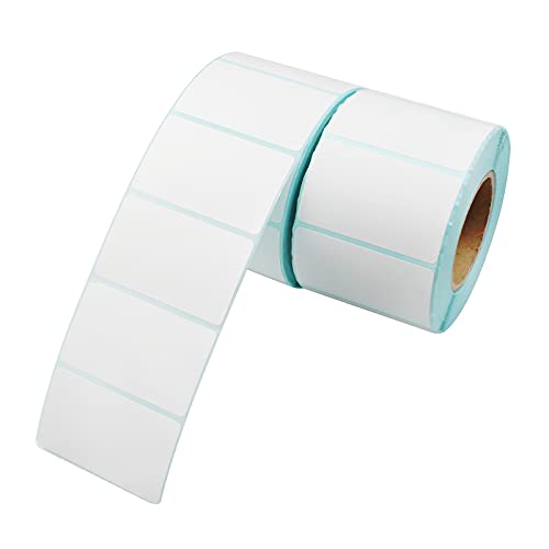 burkfeeg 1600 Stück Thermo Etiketten auf Rolle Drucker Etiketten Selbstklebend Adressaufkleber Blanko Etiketten für Lager, Versandetiketten DPD (30 * 50mm) von burkfeeg