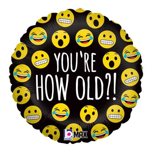 Burton + Burton Emoji-Ballon, 45,7 cm, PKG von burton+BURTON