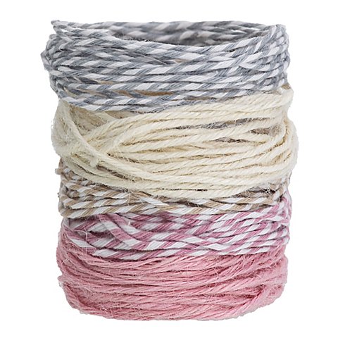 Bänderpaket "Kordeln", 2 mm, 5x 4 m Bänderpaket "Kordeln", 2 mm, 5x 4 m von buttinette