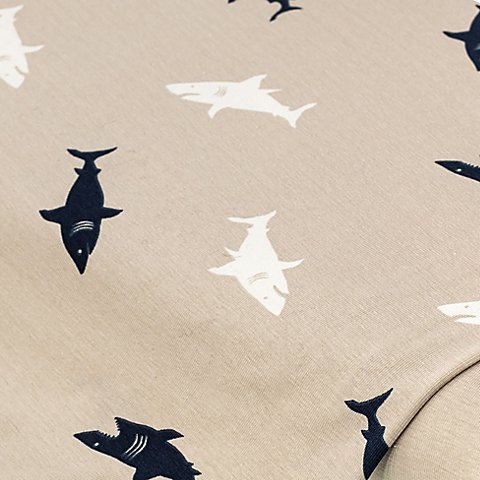 Baumwoll-Jersey „Haie“ mit Elasthan, taupe-color Baumwoll-Jersey „Haie“ mit Elasthan, taupe-color von buttinette