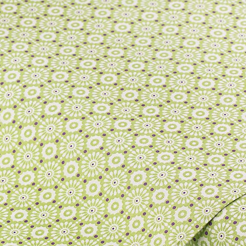 Baumwollstoff Grafik "Lena", grün/weiß Baumwollstoff Grafik "Lena", grün/weiß von buttinette