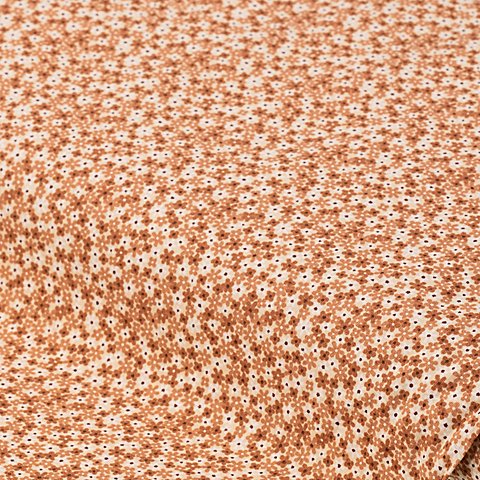 Baumwollstoff Millefleurs "Mona", braun-color Baumwollstoff Millefleurs "Mona", braun-color von buttinette