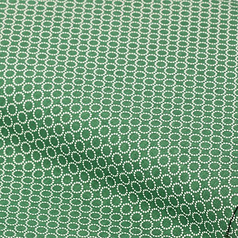 Baumwollstoff Pünktchenkreis "Mona", grün/weiß Baumwollstoff Pünktchenkreis "Mona", grün/weiß von buttinette